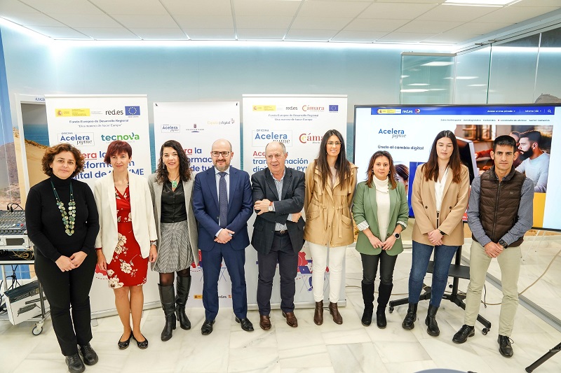 Cámara de comercio, Diputación provincial y Fundación Tecnova presentan las Oficinas Acelera PYME Rural Dipalme